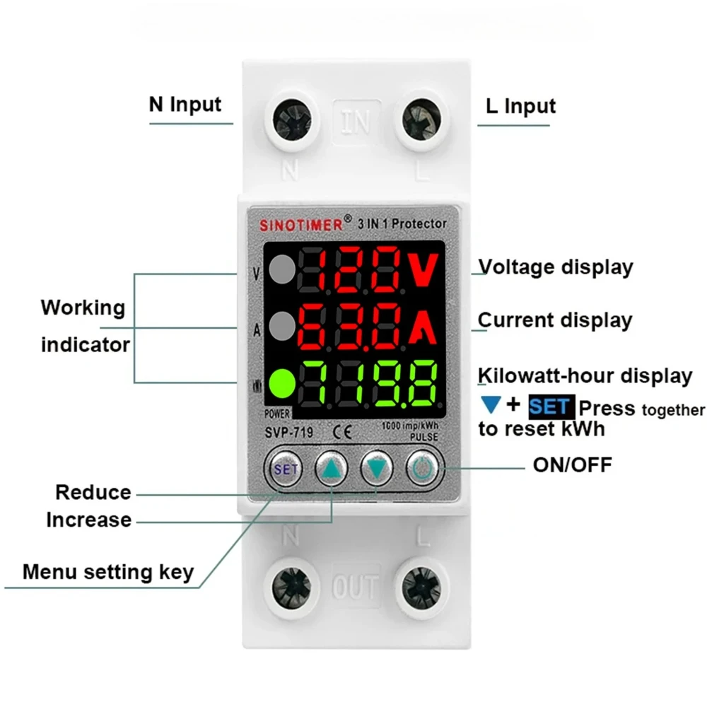 Medidores de voltaje de 120 V CA y 110 V - Imagen 3