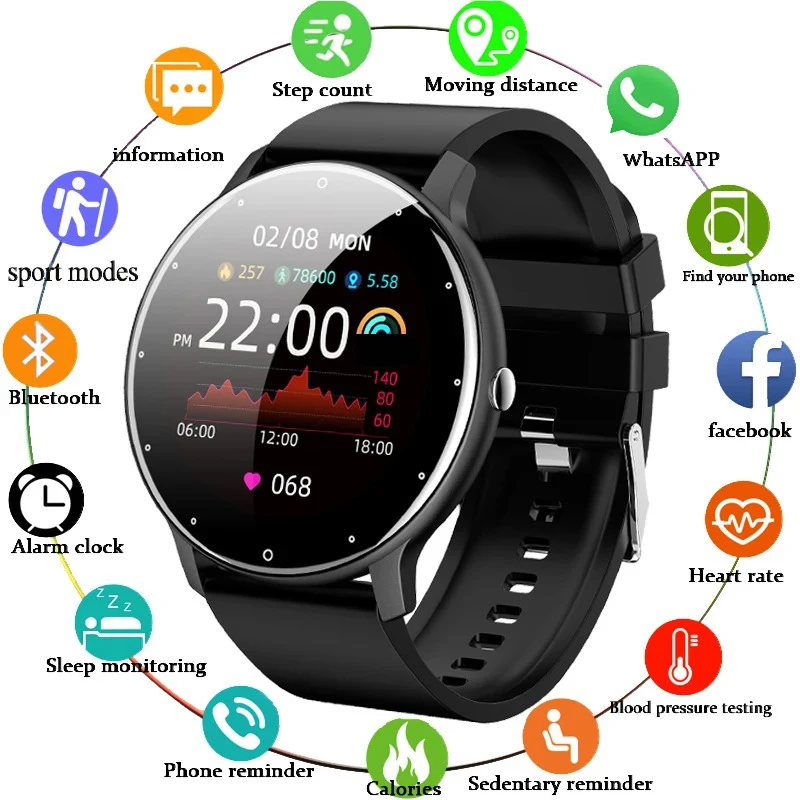 Reloj inteligente LIGE 2026 para mujer y hombre