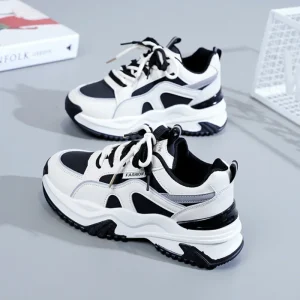 Zapatillas vulcanizadas de plataforma para mujer
