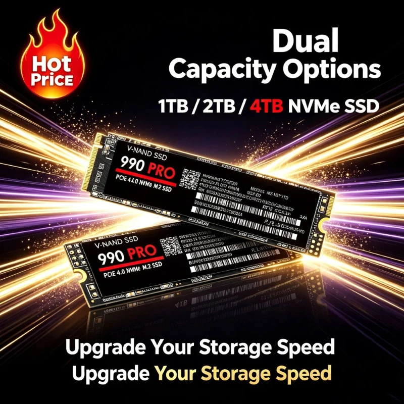 Nueva unidad interna SSD M.2 990 PRO NVMe PCIe Gen4 de alto rendimiento - Imagen 3
